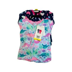 Fuzzy Baby Footies 2 piece set